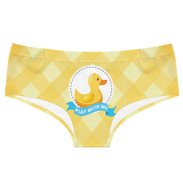 Play With Me Duck Panties - briefs, duck, ducky, panties, panty