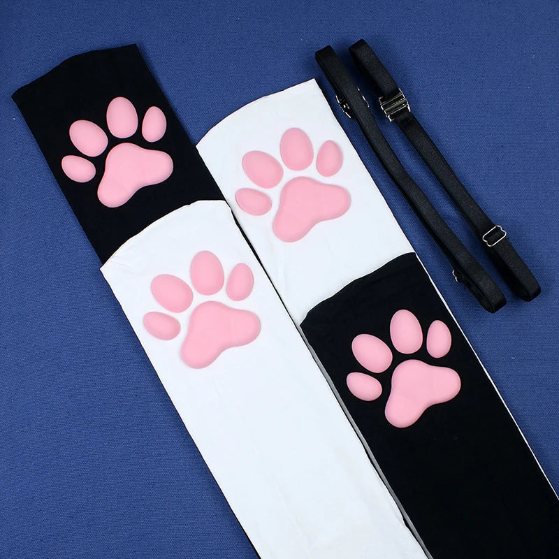 Plus Size 3D Paw Pad PetPlay Socks