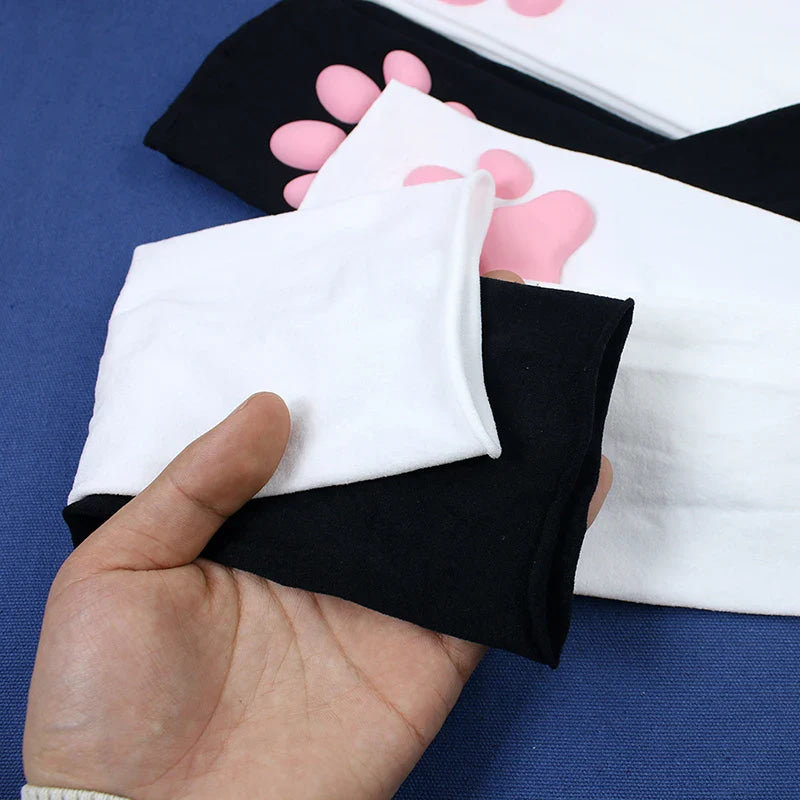 Plus Size 3D Paw Pad PetPlay Socks