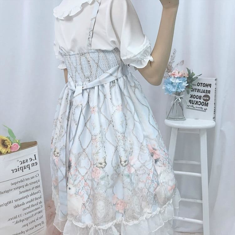 Porcelain Doll Sweet Lolita Dress JSK Kawaii Harajuku