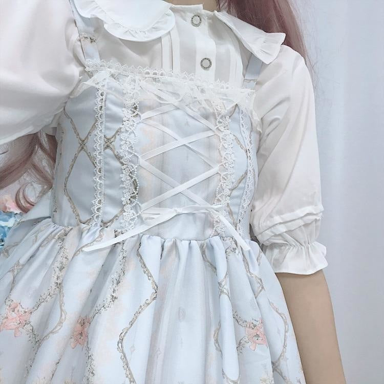 Porcelain Doll Sweet Lolita Dress JSK Kawaii Harajuku