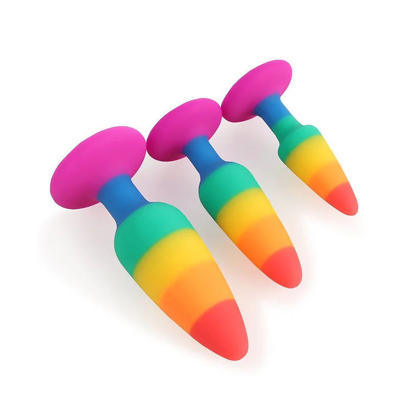 Pride Plugs - anal, anal beads, play, plug, plugs