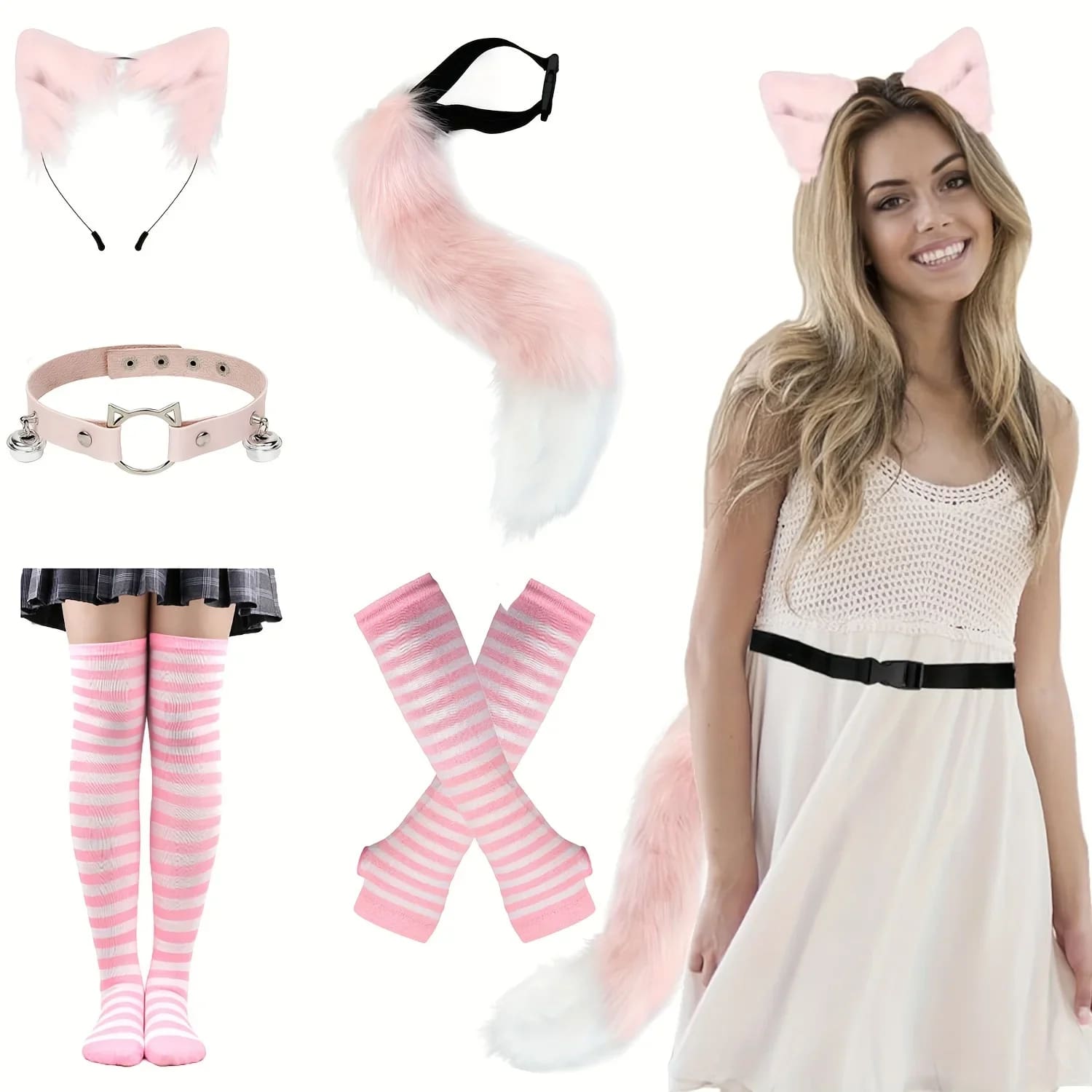 Rainbow Pride Raver Furry Play Kit Costume Accessory Set – DDLG Playground