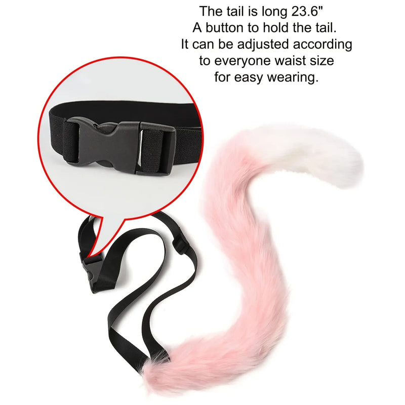 Rainbow Pride Raver Furry Play Kit Costume Accessory Set
