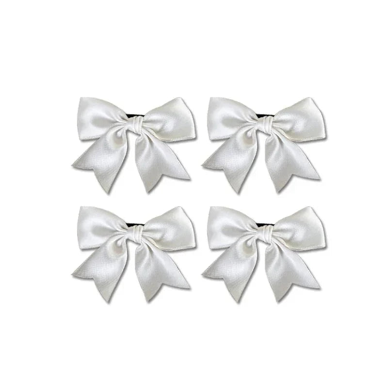 Silk ribbon bow hair clips - bows - hair accessory - clips - pins - kawaii