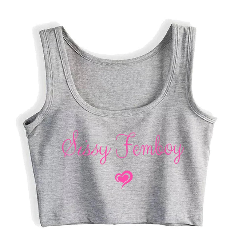 Sissy Femboy Cropped Tank