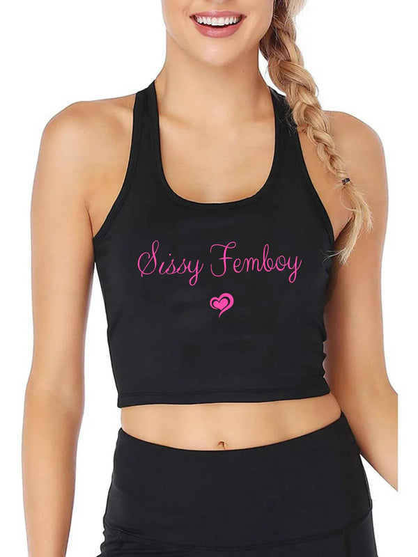 Sissy Femboy Cropped Tank