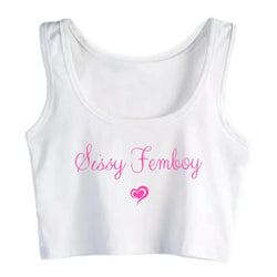 Sissy Femboy Cropped Tank