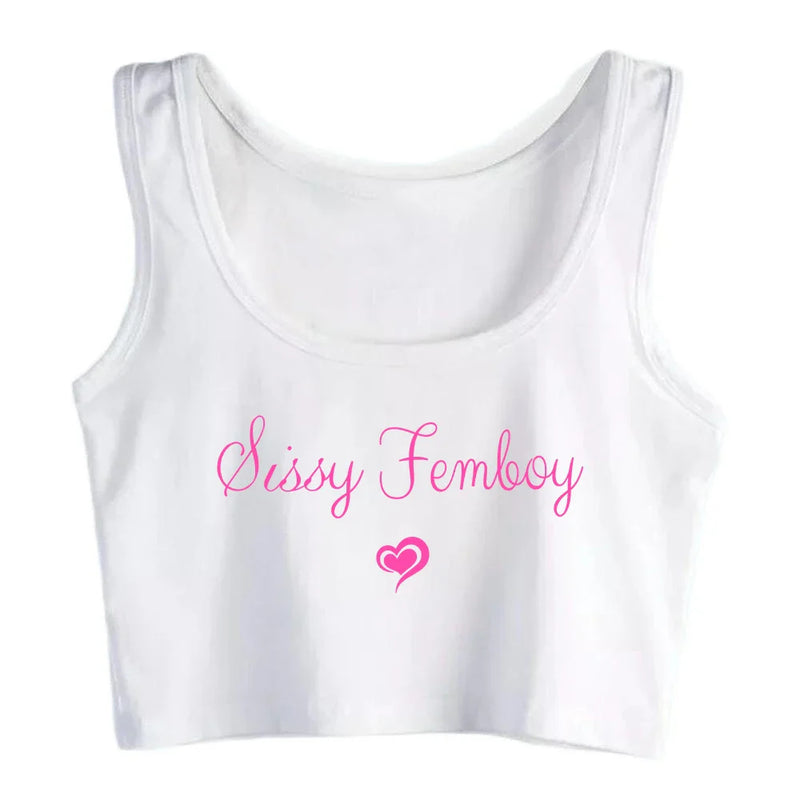 Sissy Femboy Cropped Tank