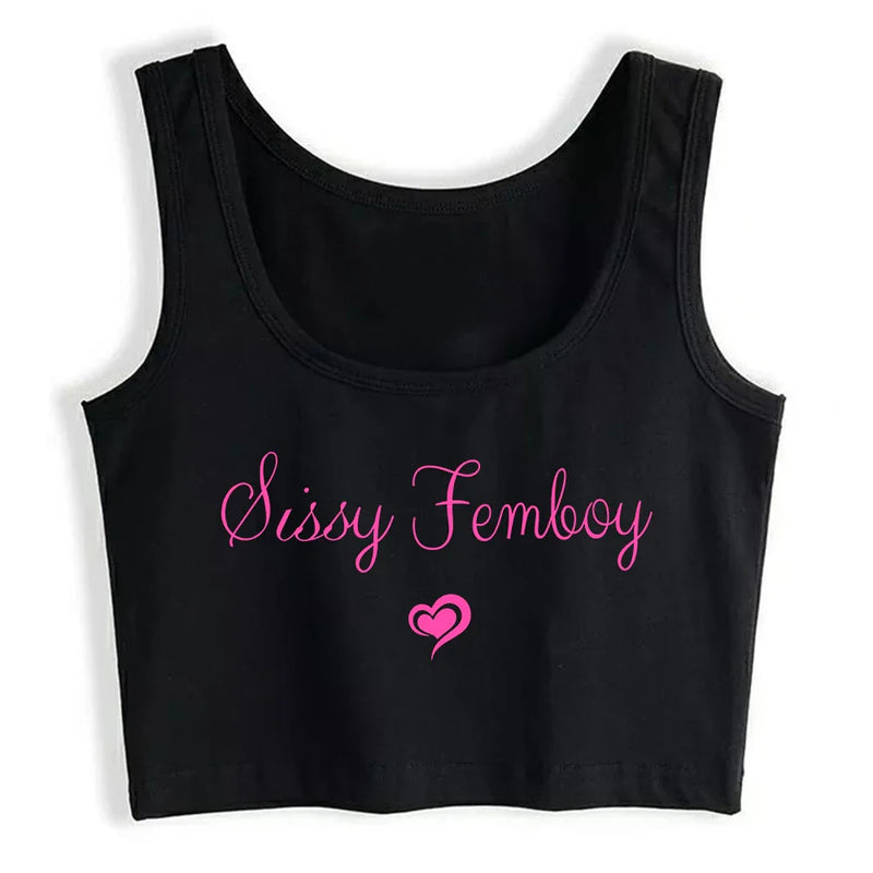 Sissy Femboy Cropped Tank