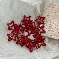 Starry star hair barrettes - barrette - clip - fairy-kei - hair - accessory