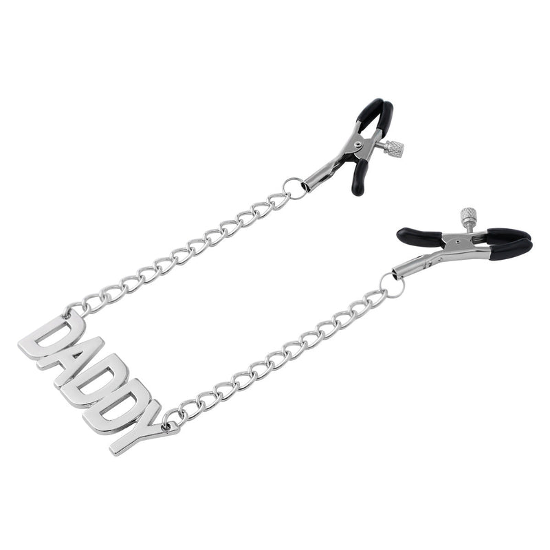 Statement Nipple Clamps - baby girl, choker necklace, clamp, daddies, daddy dom