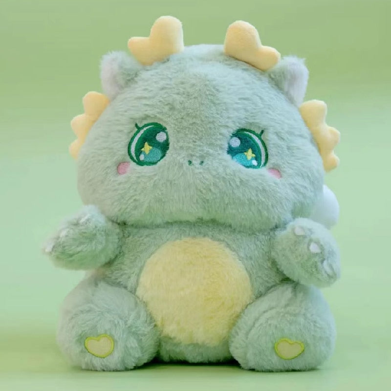 Tiny pastel dragon plush - blue - dinosaur - kawaii - plush - toys