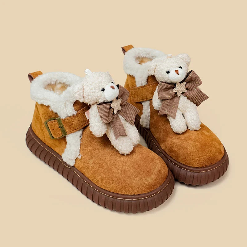 Tiny Teddy Ankle Booties - boots, footwear, shoes