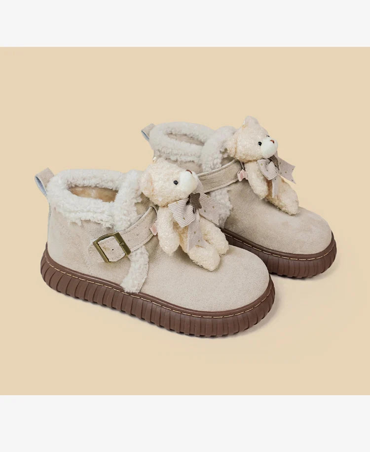 Tiny Teddy Ankle Booties - boots, footwear, shoes