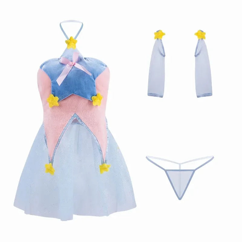 Tulle Star Girl Cosplay - dress, dresses, lingerie, magical girl, stars