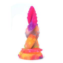 Twisted Tentacle Ride - Pink Orange - alien, aliens, dildo, dildos, octopus