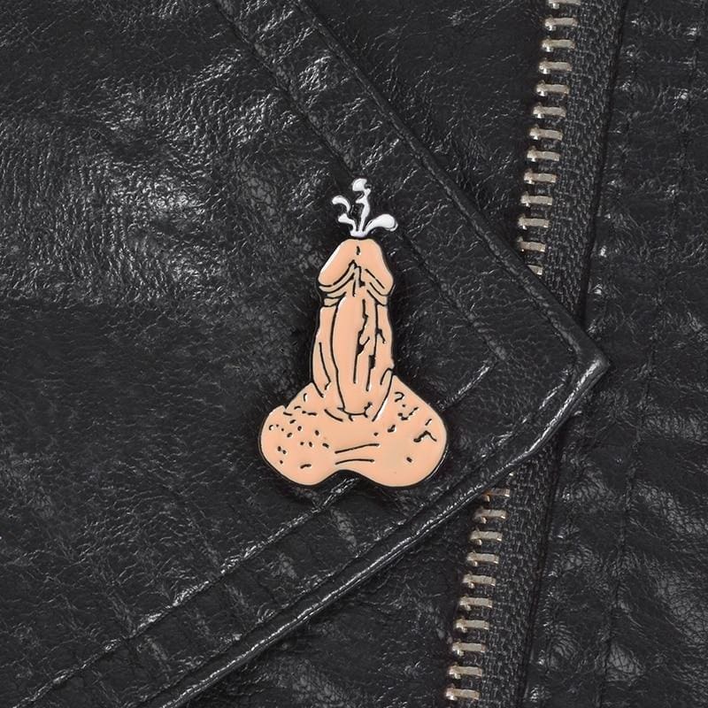 X Rated Ding Enamel Pin Brooch Lapel