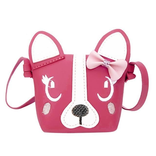 pink 3D vegan leather puppy dog handbag purse messenger bag shoulder bag satchel kawaii harajuku japan fashion by kawaii babe