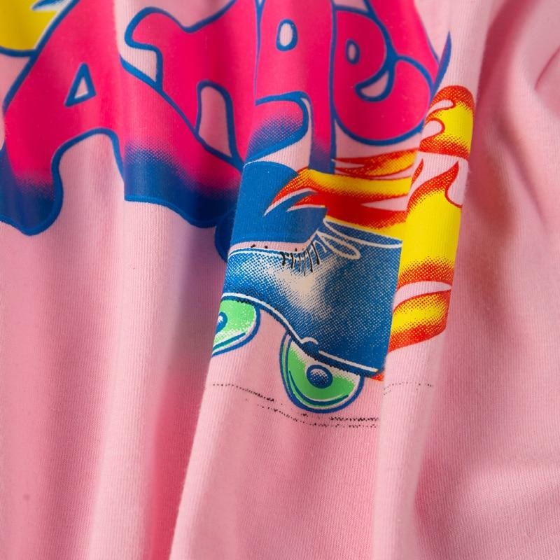 90s Babe Angel Crop Top Vintage Pink Rollerblades Cute Kawaii Y2K ...