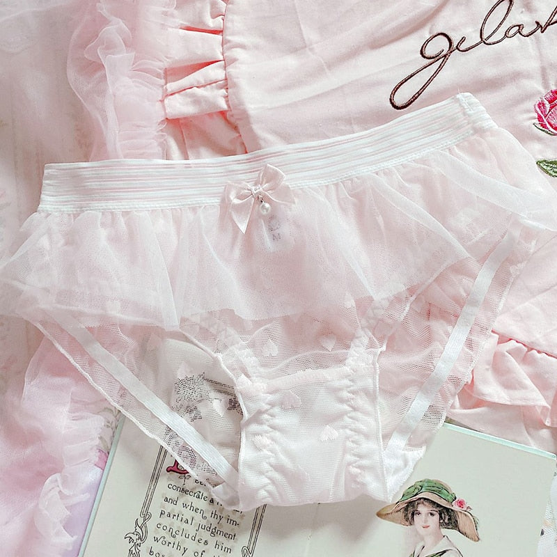 Pink Satin Panties