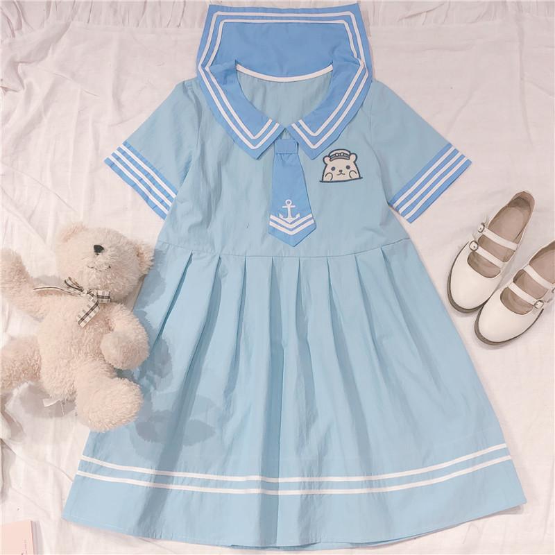 Sailor Baby Bear Dress