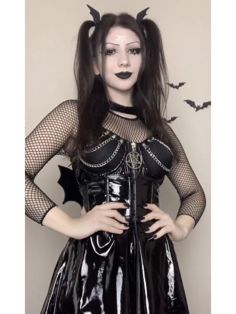 Latex Summoner Harness Dress