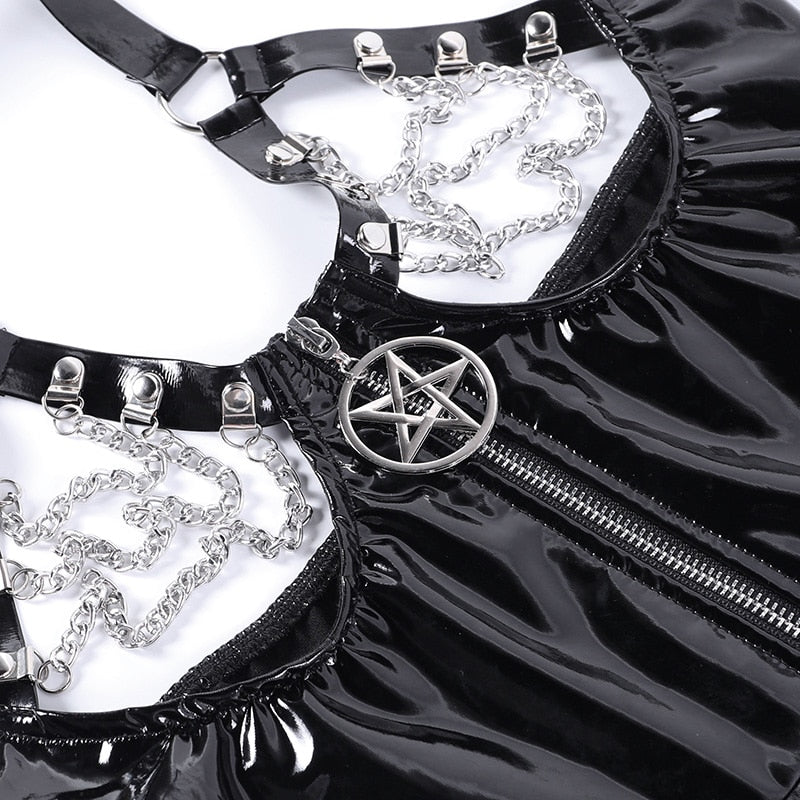 Latex Summoner Harness Dress