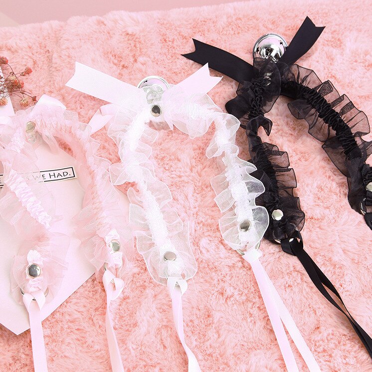 Kawaii Cat Bell Collar Choker Kitten Necklace – DDLG Playground