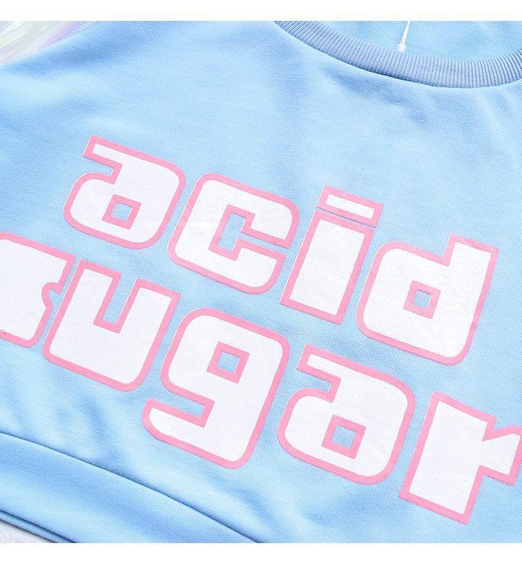 Acid Sugar Crop Top - shirt