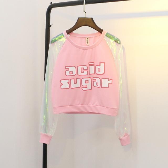 Acid Sugar Crop Top - shirt
