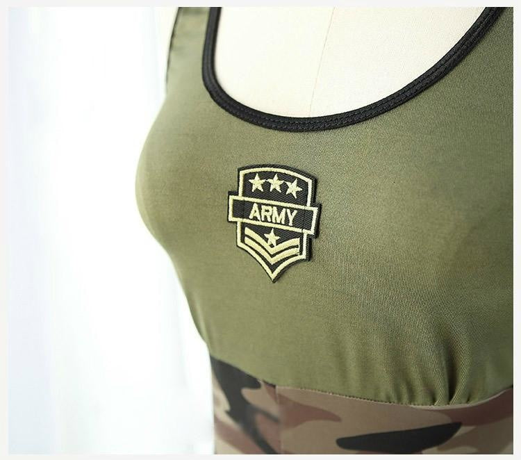 Army Babe Onesie & Lingerie Set - lingerie