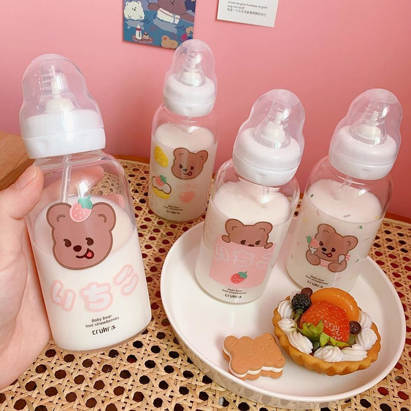 Strawberry Bear Adult Baby Bottle – Cute Cruelty