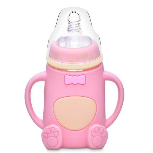 Adult Baby Bottle Pink Bear ABDL Age Play Long Teet Nipple Kinky Fetish CGL by DDLG Playground
