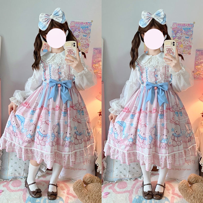 Little Baby Bear Lolita Dress - bear dress, dresses, jsk, jsks, lolita