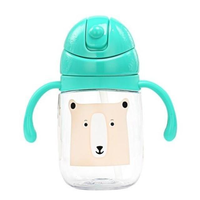 Green Teal Baby Brown Bear Sippy Cup Juice Water Bottle Drinking Glass ABDL CGL Age Play Adult Baby by DDLG Playground
