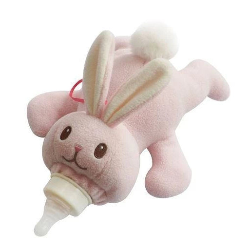 Adult Baby Bottle Holder Pink Bunny Stuffed Animal Thermal Bag Buddy ABDL CGL Kink Fetish by DDLG Playground
