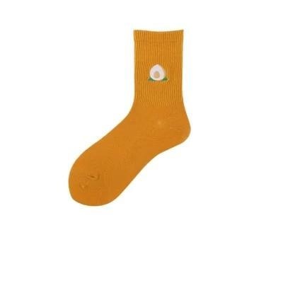 Baby Dino Sockies - Yellow Peach - socks