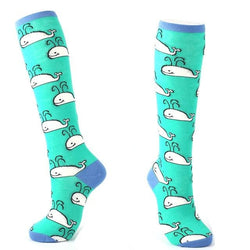 Baby Whale Knee Highs - socks