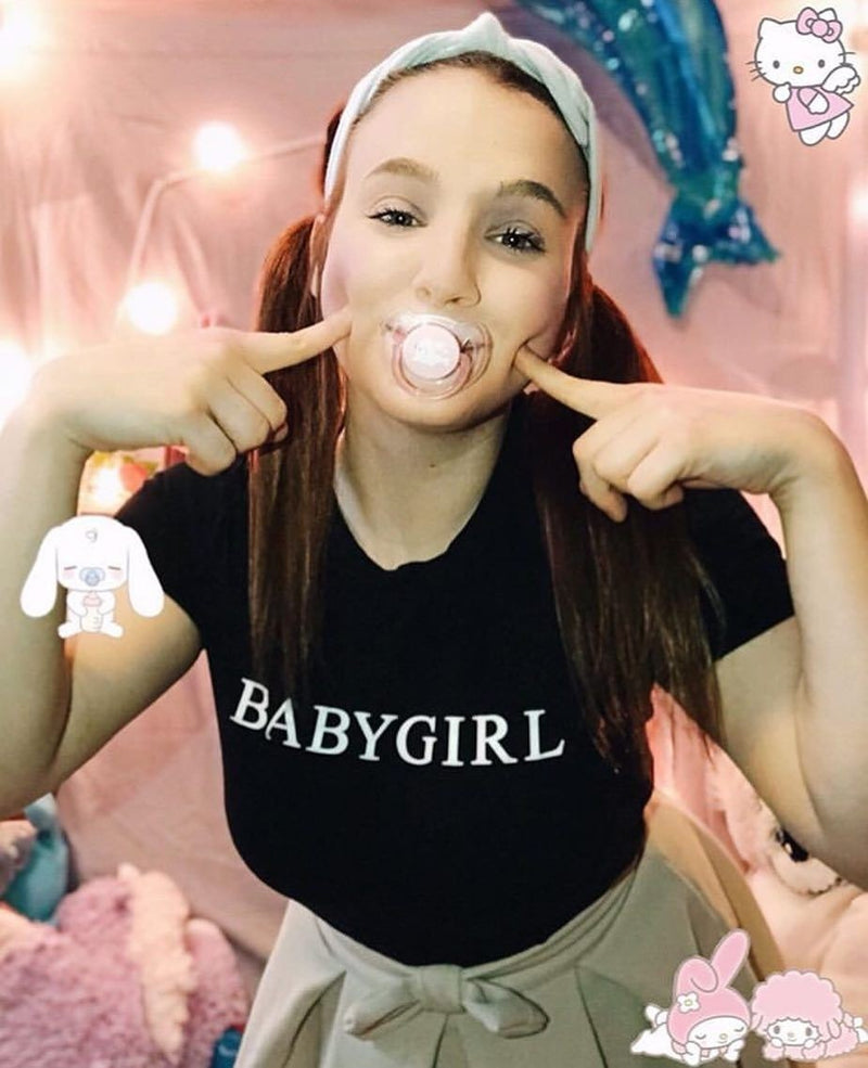 Babygirl Cropped Tee - shirt