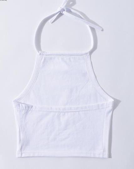 Babygirl Halter Top Cropped Belly Shirt Kawaii Cute Tank – DDLG Playground