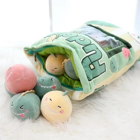 Bag Of Baby Dino Plushies - stuffed animal