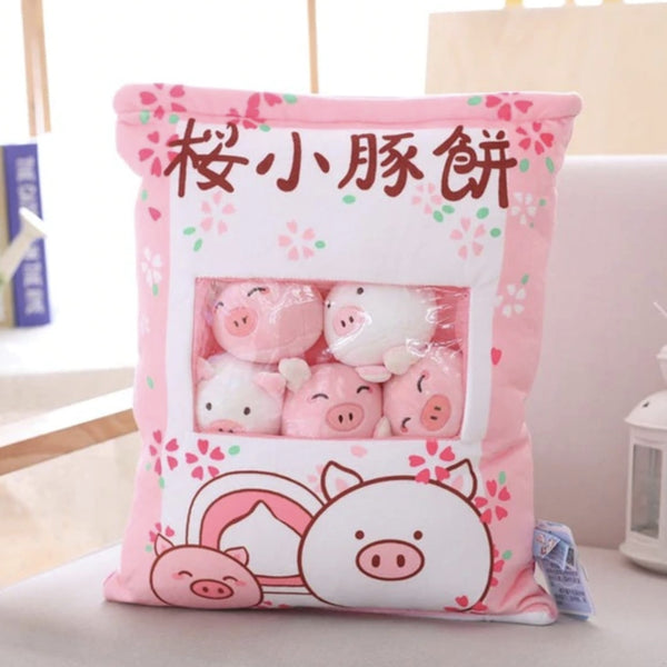 Bag of Piggy Plushies - stuffed animal