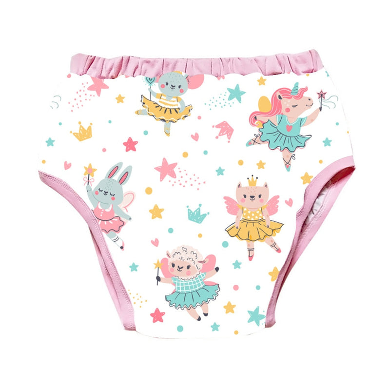 Ballet Bunny Training Pants - XXL - cloth diaper, diapers, padded, plus size