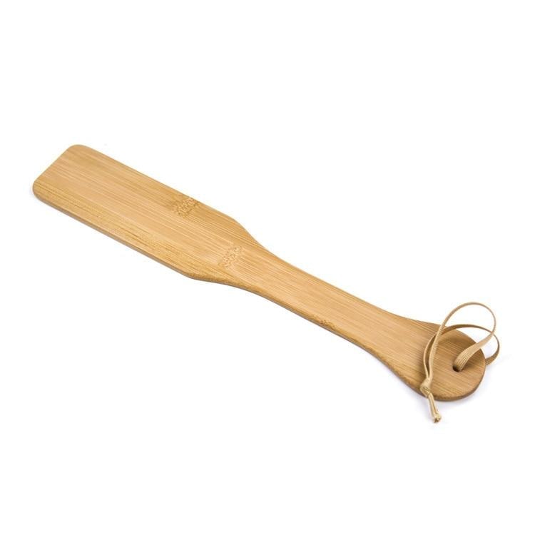 Bamboo Wood Heart Paddle Flogger Spanking Sex Toy Wooden Genuine Solid