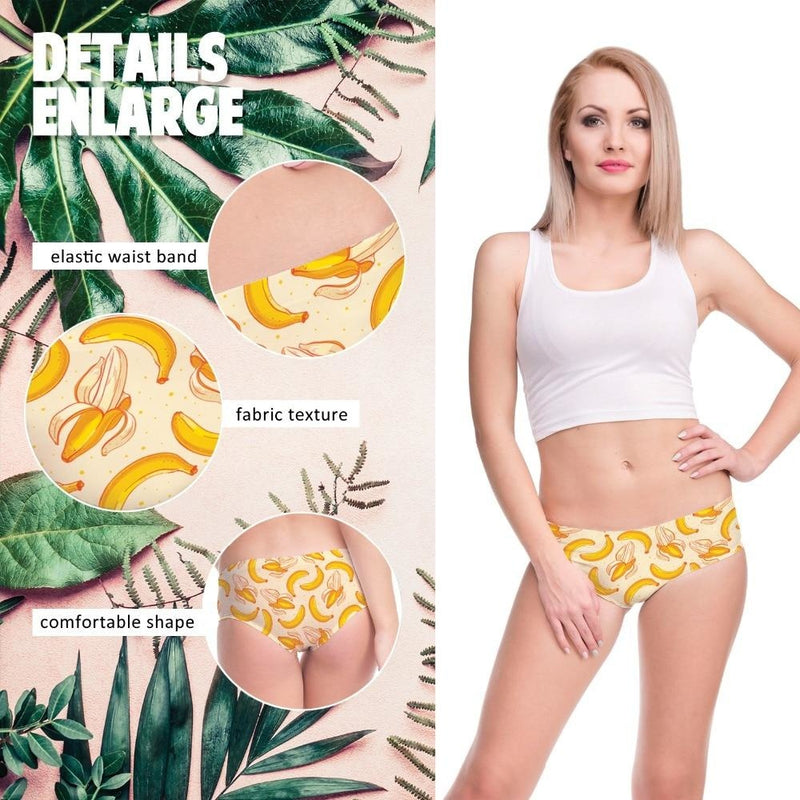 Banana Babe Panties Fruit Underwear Yellow Kawaii