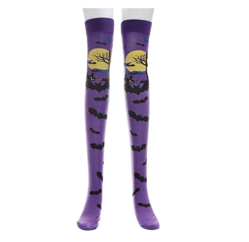 Batty Stockings - Purple - socks