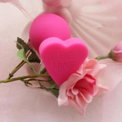 Pink Silicone Heart Butt Plugs Be Mine Valentine Day Kink Fetish Anal Plugs by DDLG Playgroun