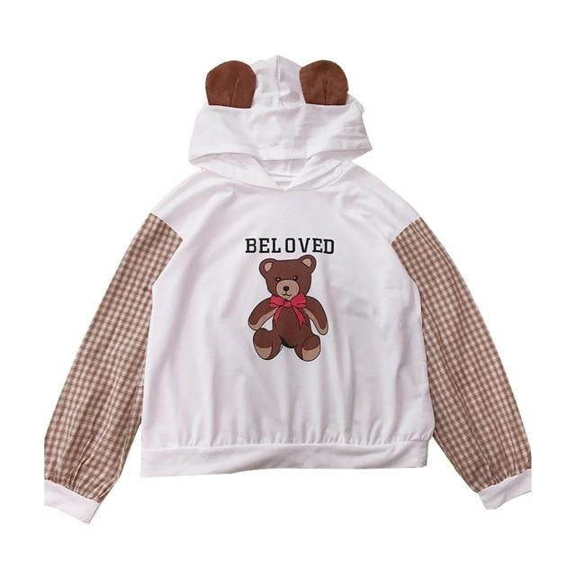 Beloved Bear Hoodie - sweater