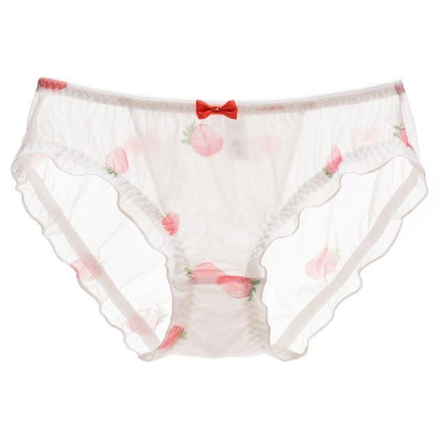 Berry Girly Undies - Chiffon Berry / M - underwear